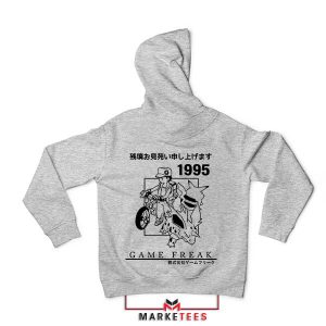 Classic Pokemon 1995 Pikachu and Pals Grey Hoodie