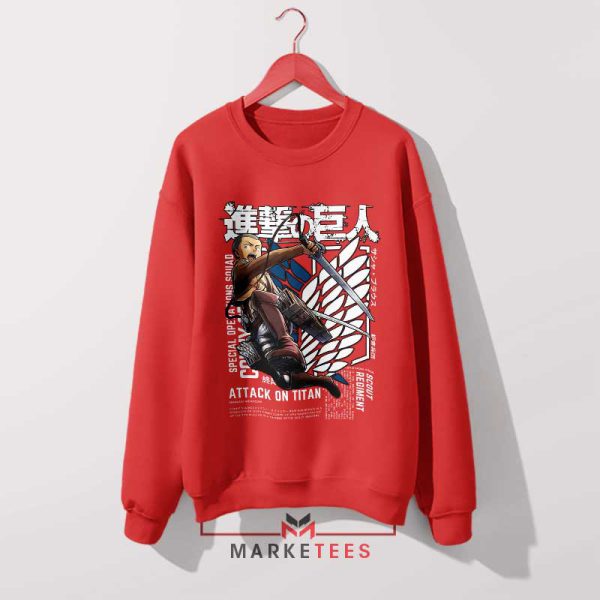 Connie Springer's Journey Anime Red Sweatshirt