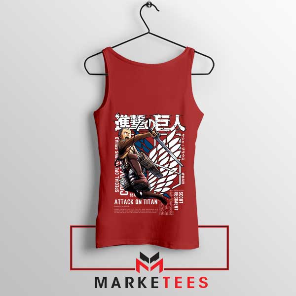 Connie Springer's Journey Anime Red Tank Top