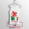 Demogorgon Strikes Back Mario Bros White Tank Top