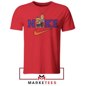 Ernie and Bert Playtime Nike Red Tshirt