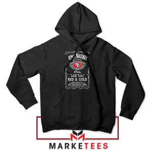 Faithful 49ers With Tennessee Whiskey Black Hoodie
