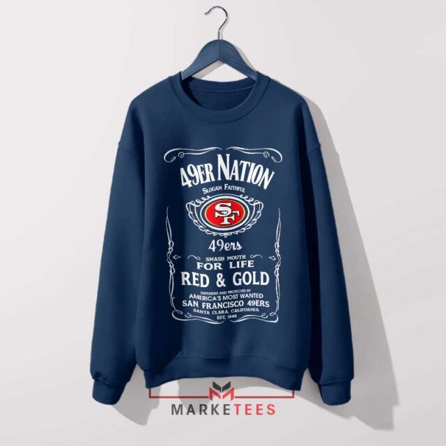 Faithful 49er Whiskey Funny Football Fan Parody T-Shirt