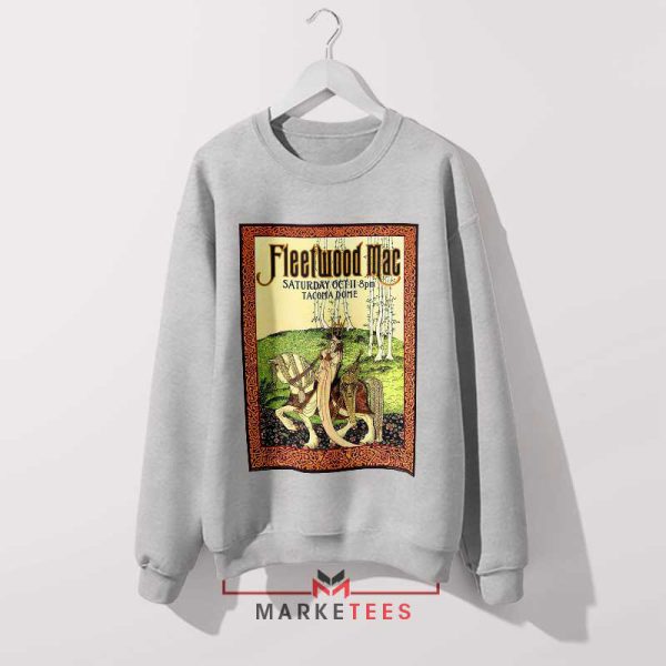 Fleetwood Mac Live At Tacoma Dome Grey Sweatshirt