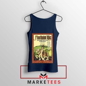 Fleetwood Mac Live At Tacoma Dome Navy Tank Top