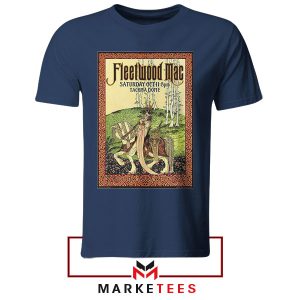 Fleetwood Mac Live At Tacoma Dome Navy Tshirt