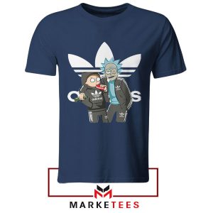 Get Schwifty in Style Three Stripes Navy Tshirt