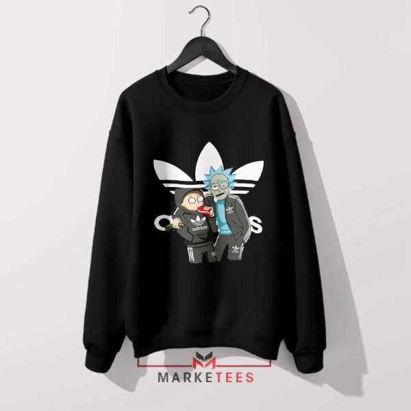 Get Schwifty in Style Three Stripes Sweatshirt