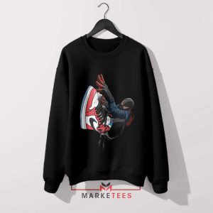 Get Your Spidey On with Nike Sneaker Black Sweatshirt