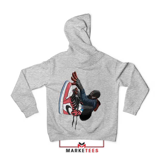 Get Your Spidey On with Nike Sneaker Grey Hoodie