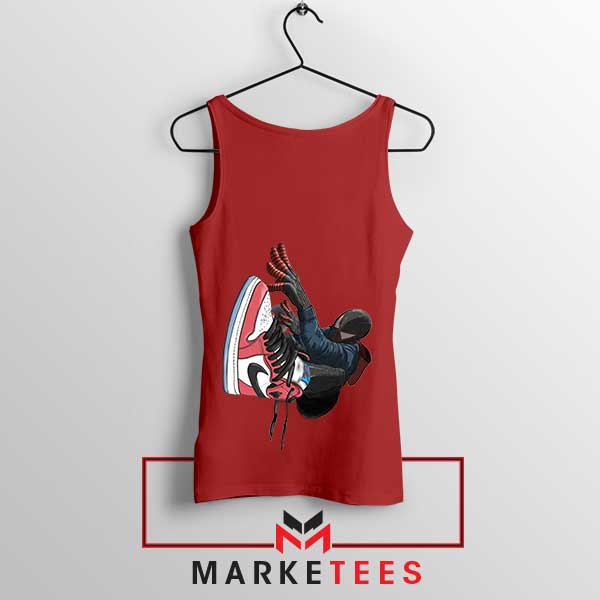 Get Your Spidey On with Nike Sneaker Red Tank Top