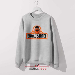 Gritty The Ultimate Broad Street Grey Sweatshirt