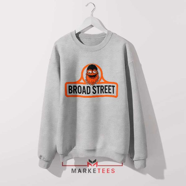 Gritty The Ultimate Broad Street Grey Sweatshirt