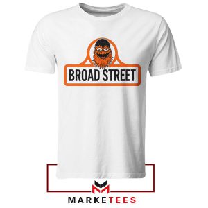 Gritty The Ultimate Broad Street White Tshirt