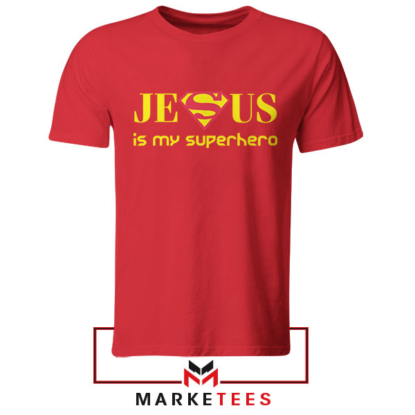 Jesus The Ultimate Superhero Superman Red Tshirt