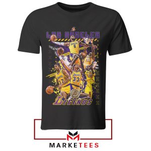 Lakers Dynasty A Legend's Black Tshirt