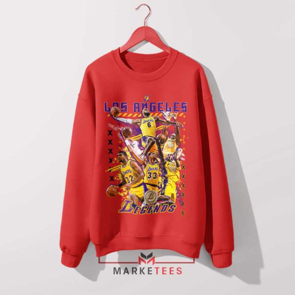 Lakers Dynasty A Legend's Red Sweatshirt