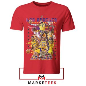 Lakers Dynasty A Legend's Red Tshirt