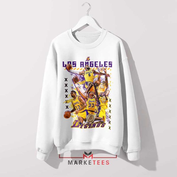 Lakers Dynasty A Legend's White Sweatshirt