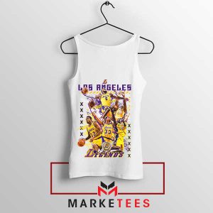 Lakers Dynasty A Legend's White Tank Top