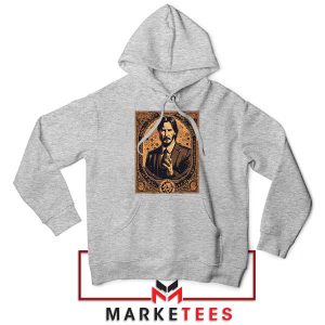 Legendary Assassin John Wick 4 Grey Hoodie