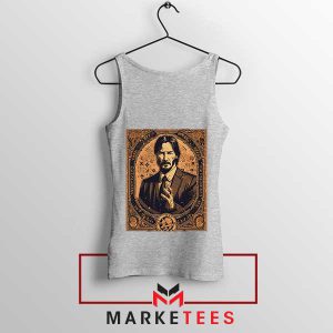 Legendary Assassin John Wick 4 Grey Tank Top