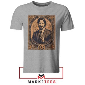 Legendary Assassin John Wick 4 Grey Tshirt