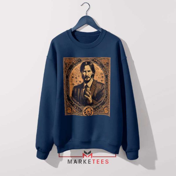 Legendary Assassin John Wick 4 Navy Sweatshirt