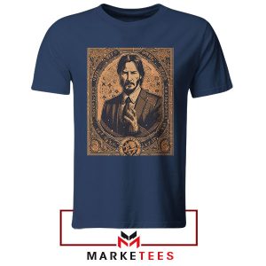 Legendary Assassin John Wick 4 Navy Tshirt