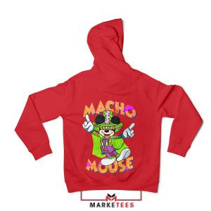 Macho Man Mouse Madness Red Hoodie