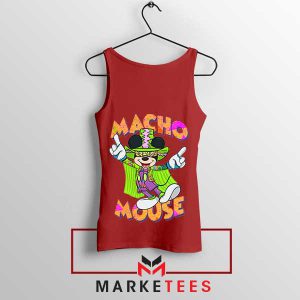 Macho Man Mouse Madness Red Tank Top