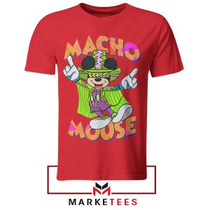 Macho Man Mouse Madness Red Thisrt