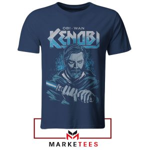 Master The Force Obi-Wan Kenobi Navy Tshirt