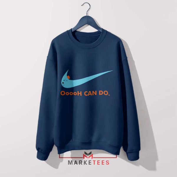 Mr Meeseeks Motivational Just Do It Navy Sweatshirt