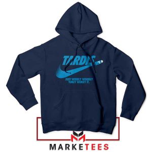 Nike Dr Who Wibbly Wobbly Timey Wimey Navy Hoodie