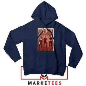 Paramore Live Nation Concert Poster Navy Hoodie