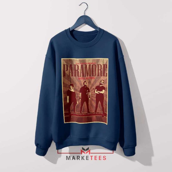 Paramore Live Nation Concert Poster Navy Sweatshirt