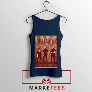 Paramore Live Nation Concert Poster Navy Tank Top