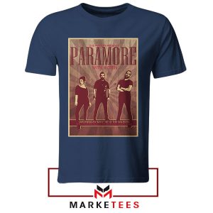 Paramore Live Nation Concert Poster Navy Tshirt