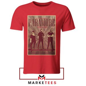 Paramore Live Nation Concert Poster Red Tshirt