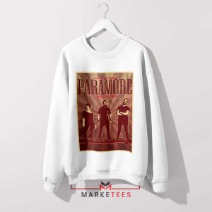 Paramore Live Nation Concert Poster White Sweatshirt
