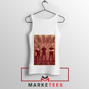 Paramore Live Nation Concert Poster Wite Tank Top