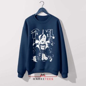 Princess Leia Naked Fight For Freedom Navy Sweatshirt