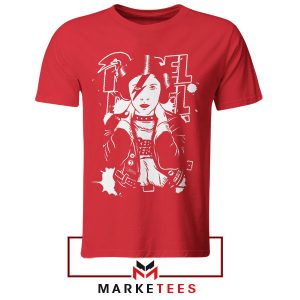Princess Leia Naked Fight For Freedom Red Tshirt