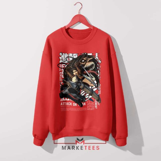 Shingeki No Kyojin Eren & Titan Gear Anime T-Shirt