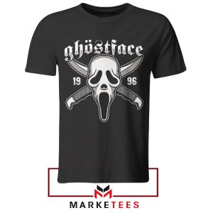 Retro Horror Vibes 1996 Ghost Face T-Shirt