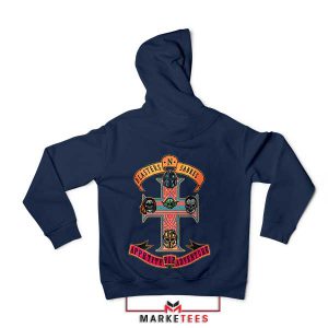 Rock N Roll Bounty Hunter Mandalorian 3 Navy Hoodie