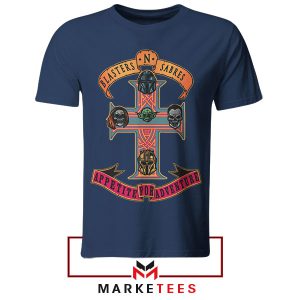 Rock N Roll Bounty Hunter Mandalorian 3 Navy Thisrt