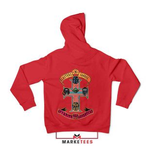 Rock N Roll Bounty Hunter Mandalorian 3 Red Hoodie