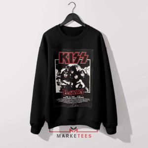 Rock on With Kiss 1983 Five Flags Center Black Sweatshirt